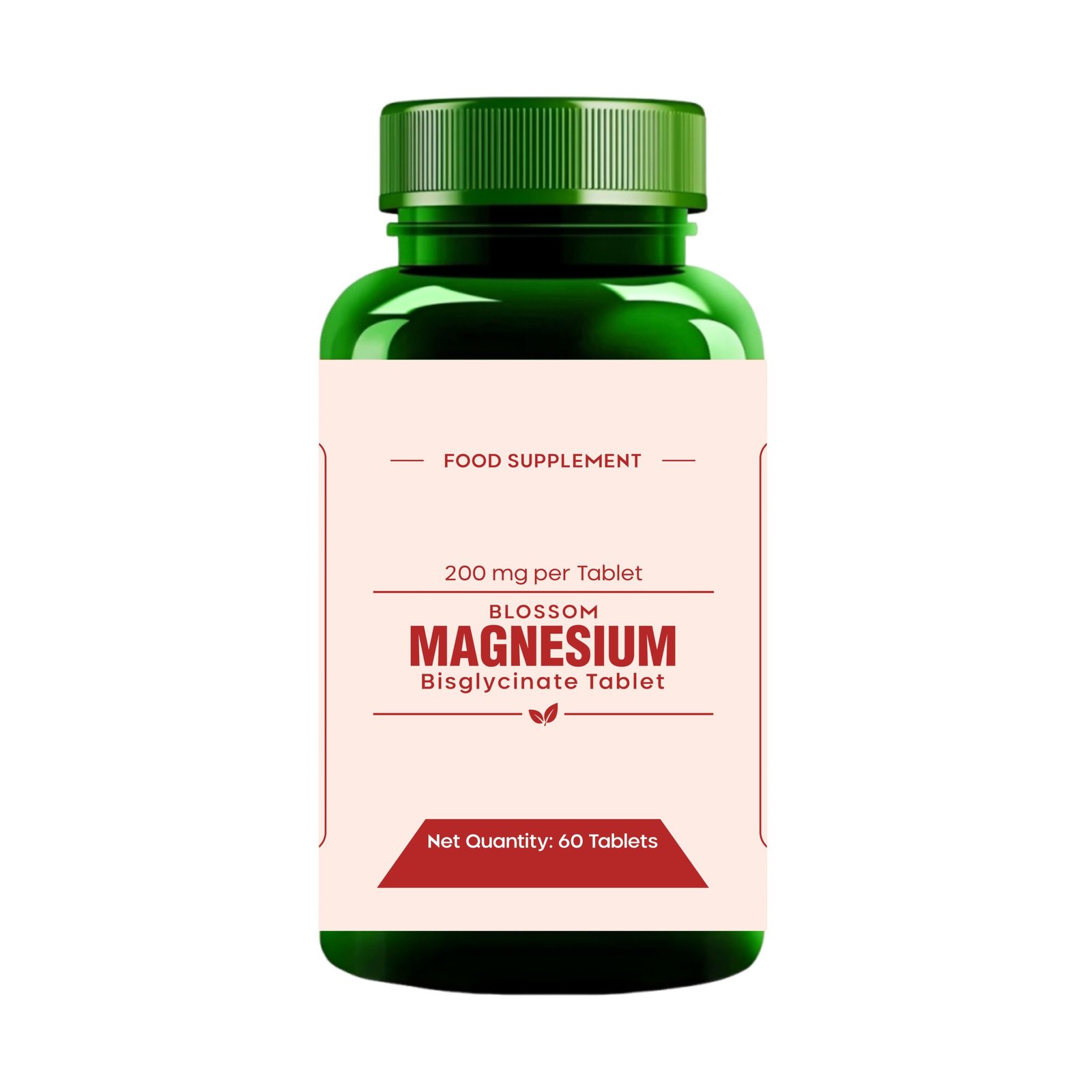 Blossom Magnesium Bisglycinate 200 mg